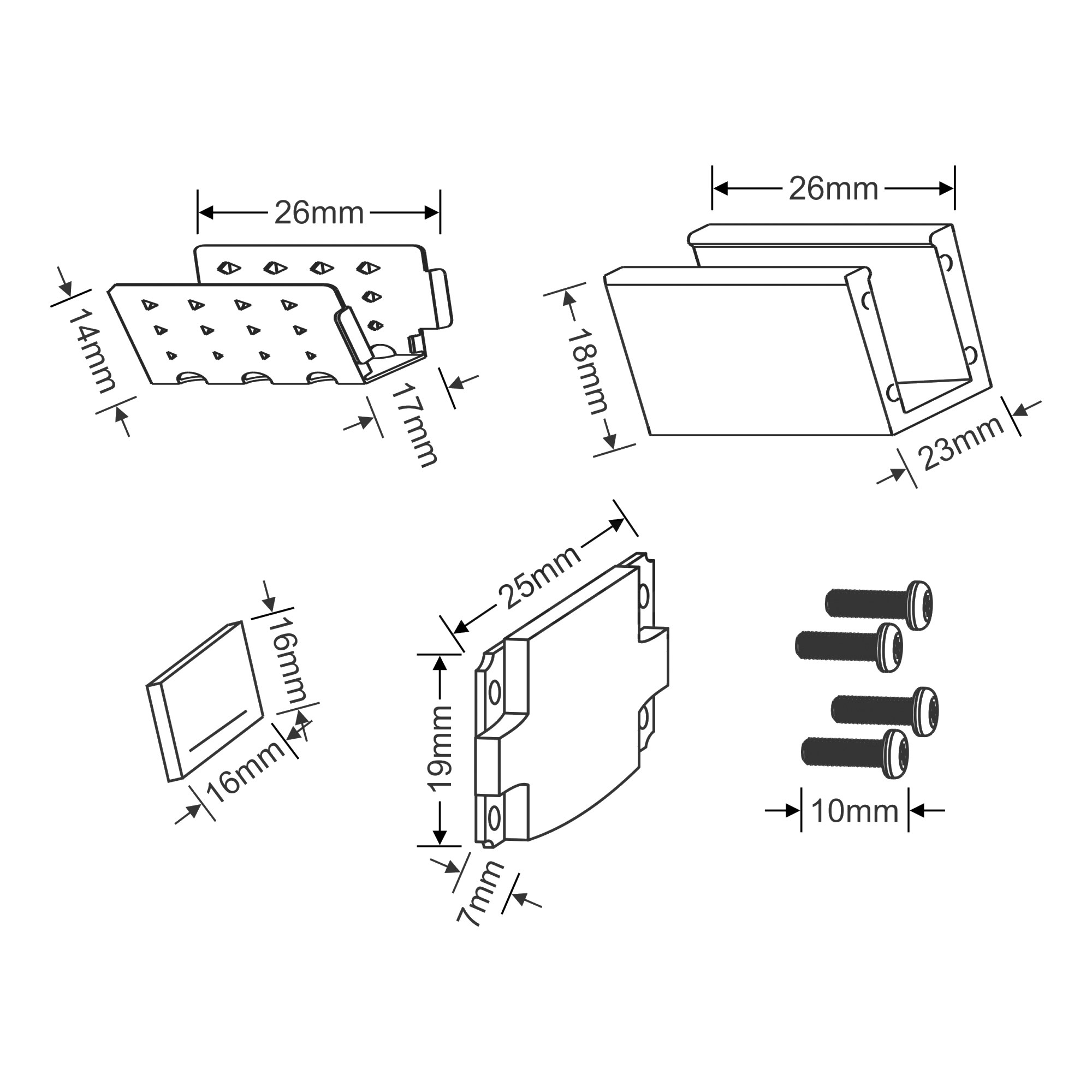 DX770039  Nexi 120TF/144TF, End Connection Kit IP67/68